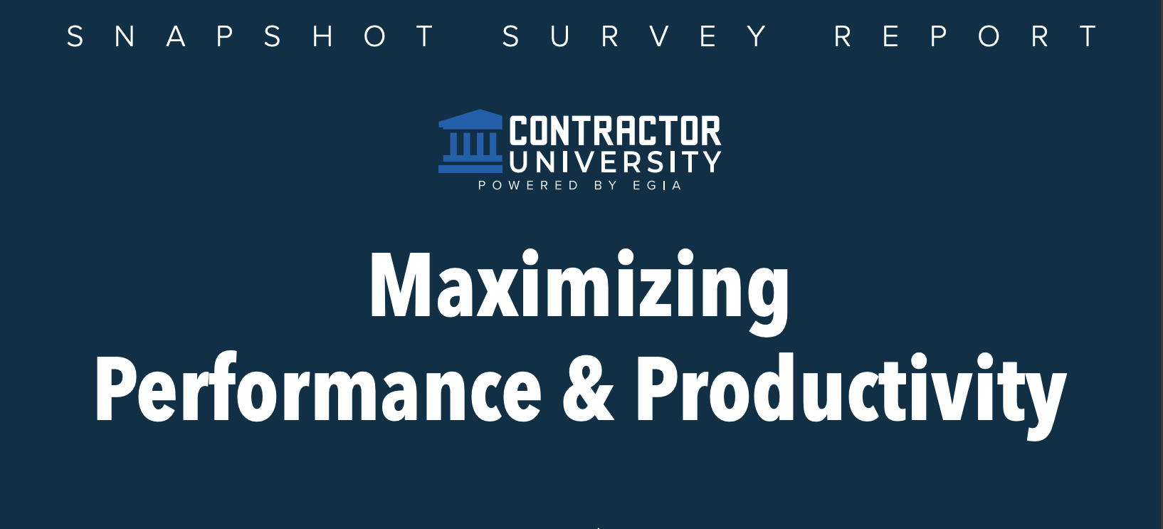 Industry Research | Maximizing Performance & Productivity blog image